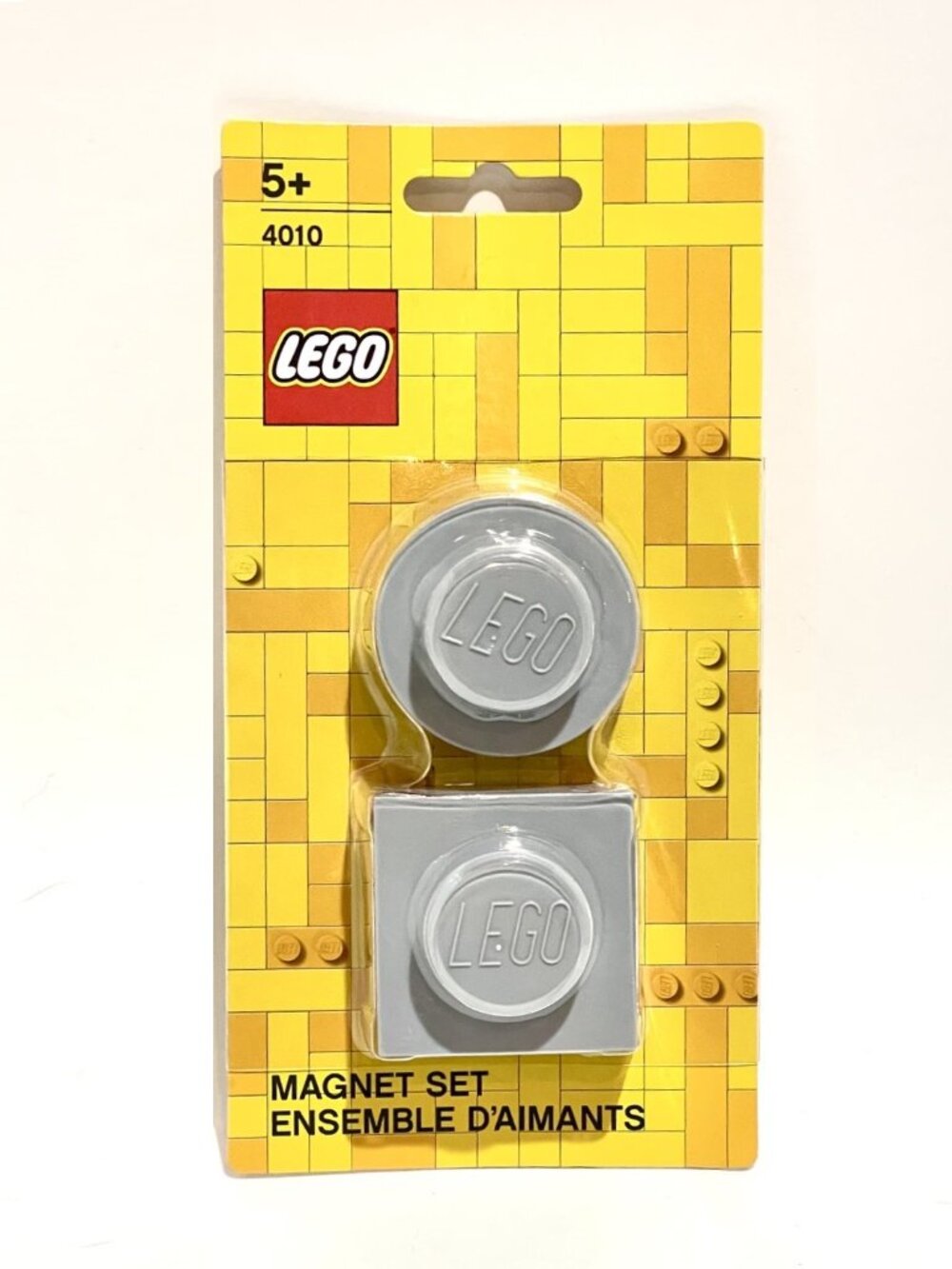 Lego 4010 Magnet Set Gray Brick 5006958 New Sealed